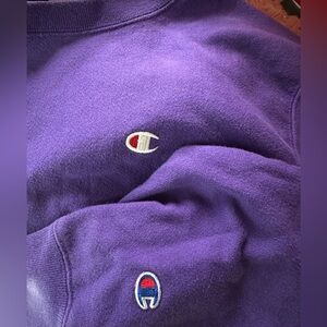 Champion Purple Oversized Pullover